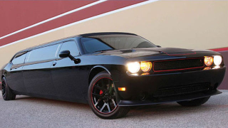 Yes, That's A Dodge Challenger Limousine